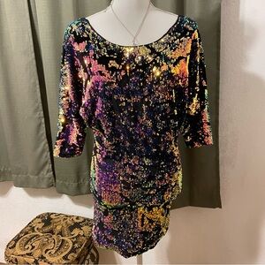 Sequin mini dress size XS
